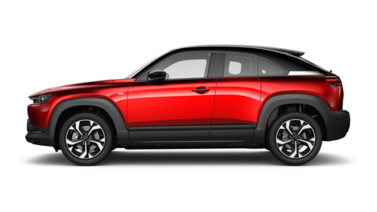 Soul Red Crystal Metallic with Black Side Panels and Roof